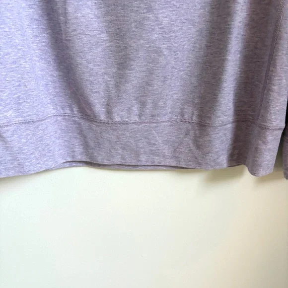 Nike | Women's Oversized Lavender Purple Pullover Boat Neck Sweatshirt Sz L - Picture 5 of 8